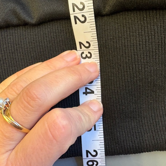 NWT MEL Women's mock-neck Black high leg wide leg Sweatsuit Set women's Large - Picture 14 of 15